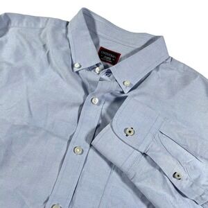 UNTUCKit Men's Light Blue Oxford Button Down Shirt Long Sleeve Size XL